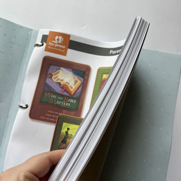 BJU Press Homeschool Curriculum Story Of The Old Testament Parent Guide Bible 9 - Picture 6 of 7